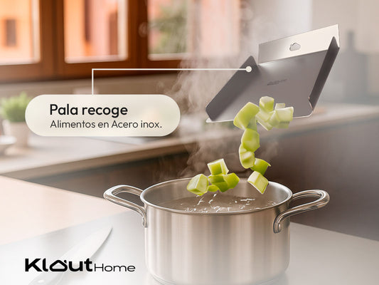 Recogedor De Alimentos En Acero Inoxidable
