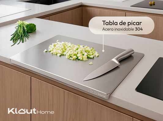 Tabla de Cortar de Acero Inoxidable 304 Klout®