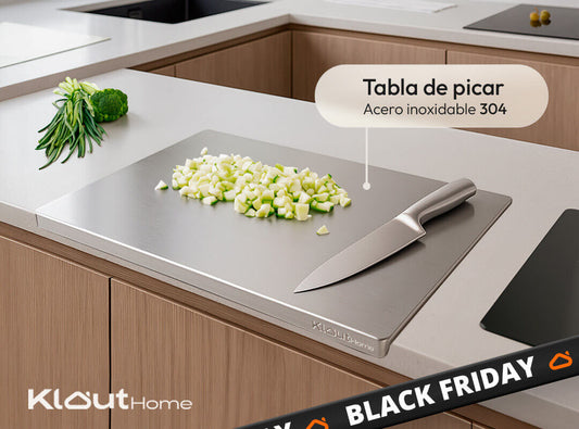 Tabla de Cortar de Acero Inoxidable 304 Klout®