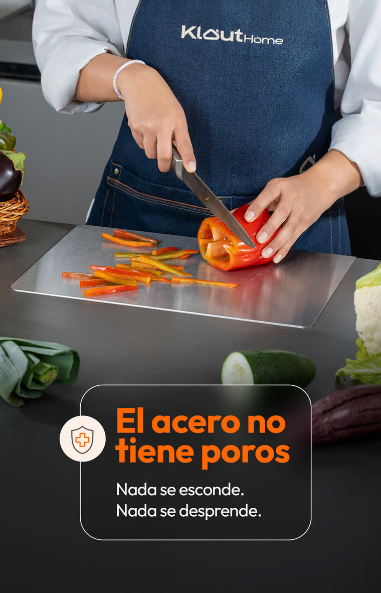 El acero no tiene poros