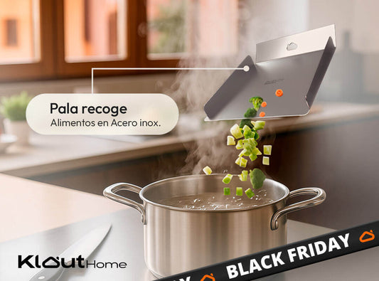 Recogedor De Alimentos En Acero Inoxidable