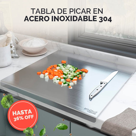 Tabla de Cortar de Acero Inoxidable | KLOOUT HOME™️.