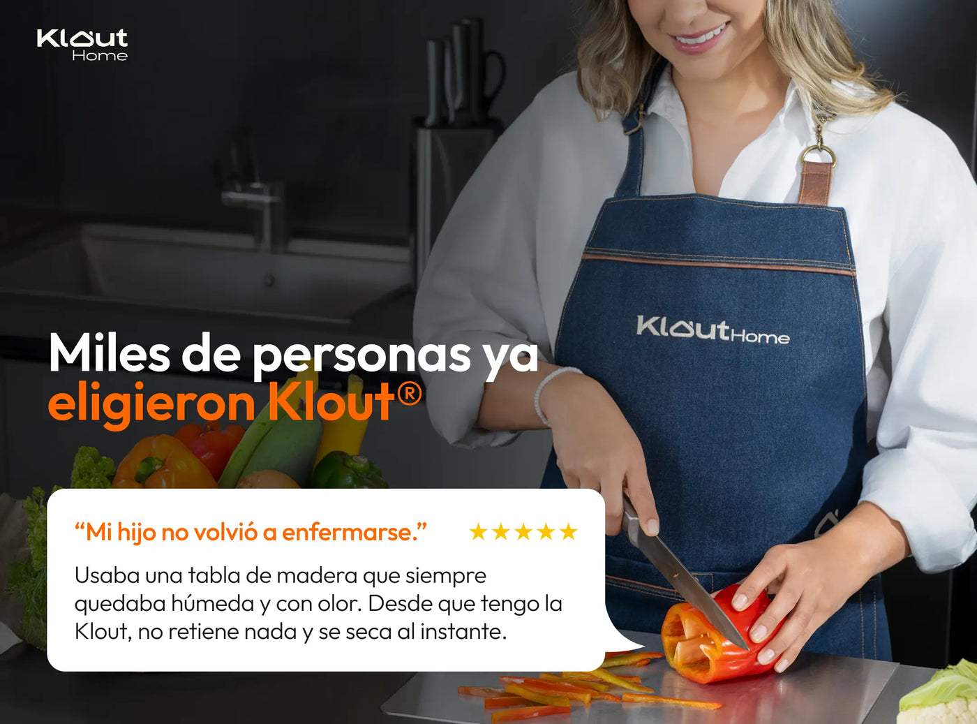 Tabla Klout Pro Higiene: Adiós Micro Plásticos y Bacterias
